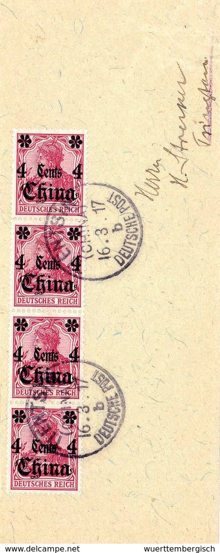 Briefst. Deutsche Auslandspost China - Kriegspost - Other & Unclassified