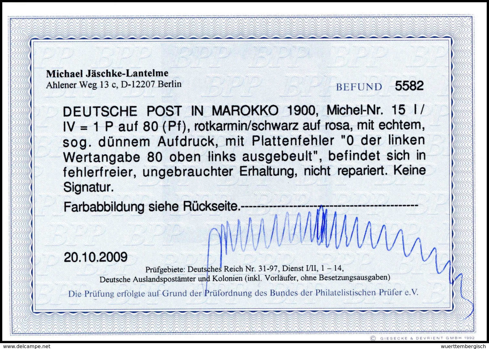 * Deutsche Auslandspost Marokko - Other & Unclassified