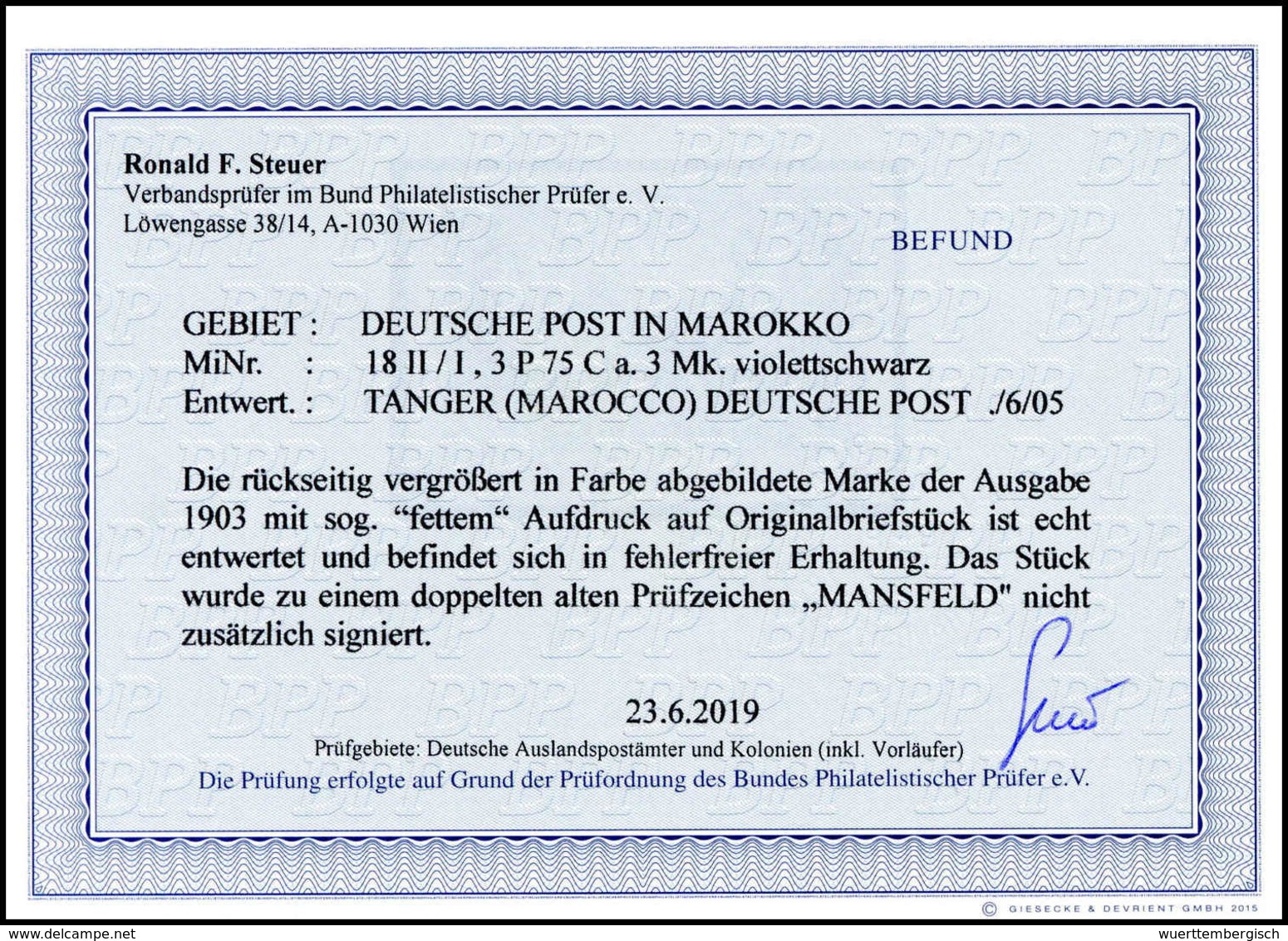 Briefst. Deutsche Auslandspost Marokko - Other & Unclassified