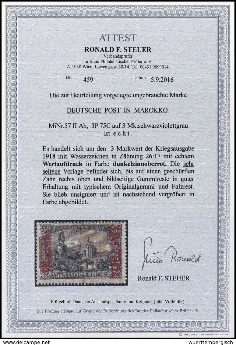 * Deutsche Auslandspost Marokko - Other & Unclassified