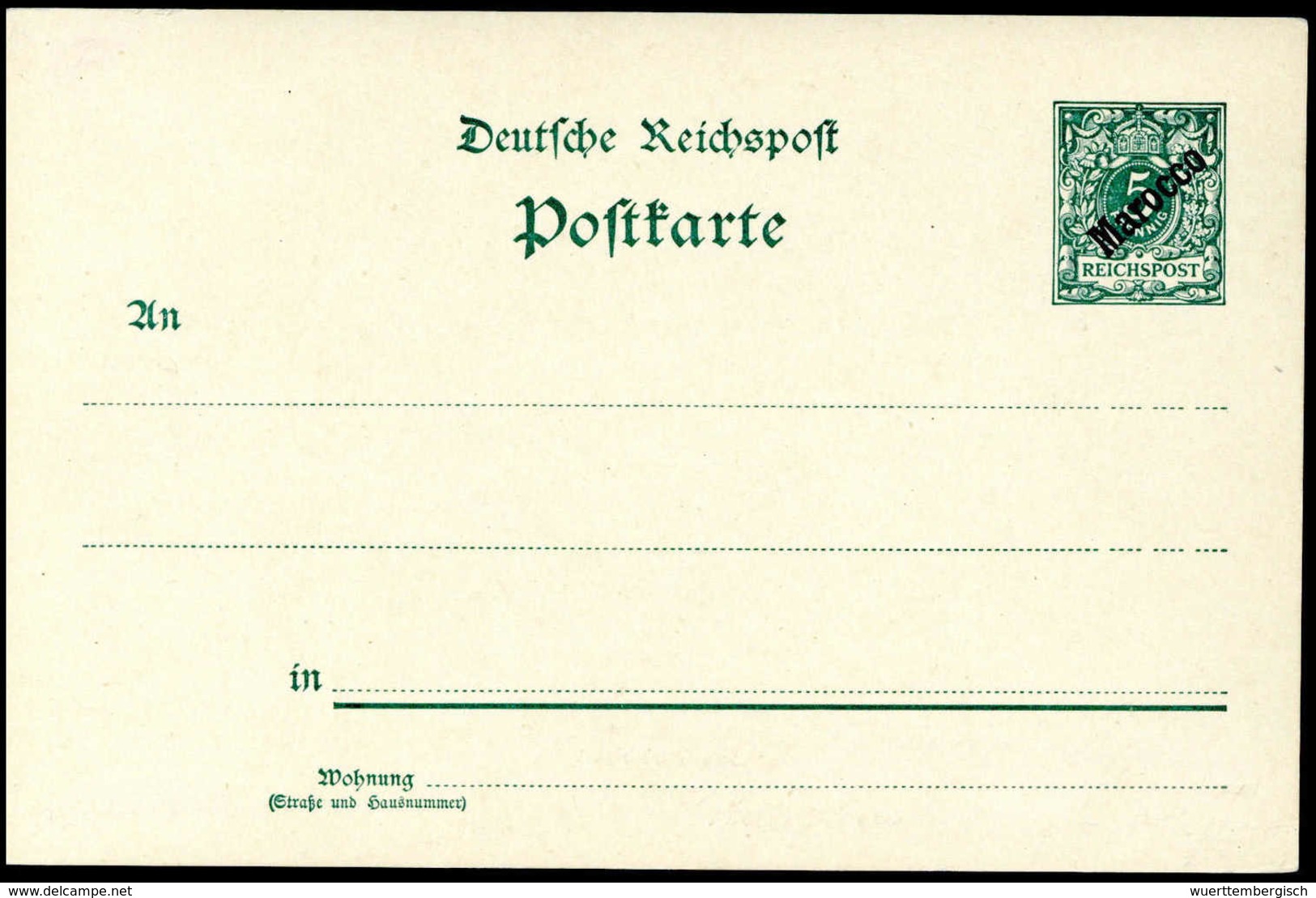 Beleg Deutsche Auslandspost Marokko - Other & Unclassified