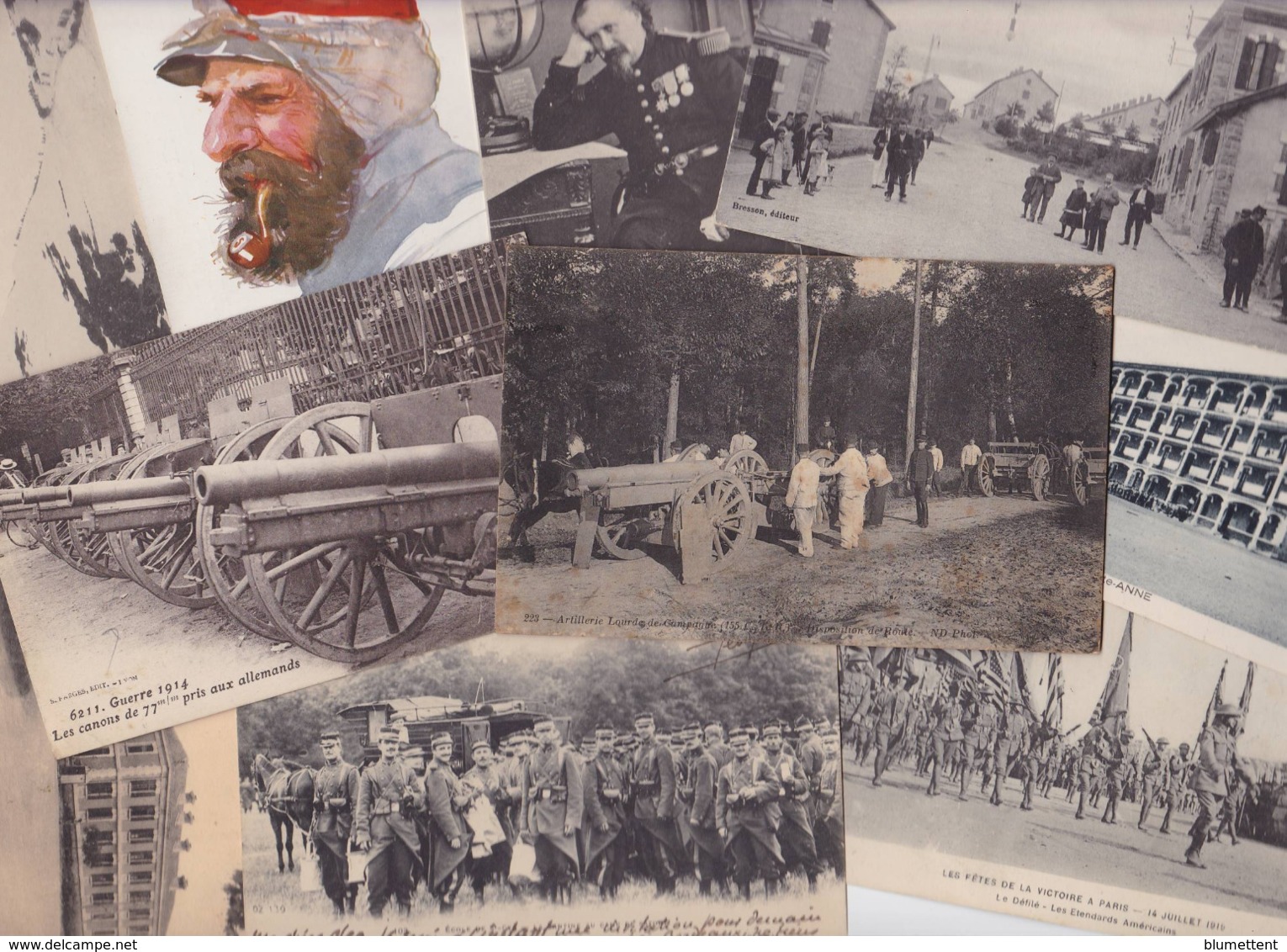 Lot 2224 De 10 CPA Militaires Militaria Déstockage Pour Revendeurs Ou Collectionneurs - 5 - 99 Postcards