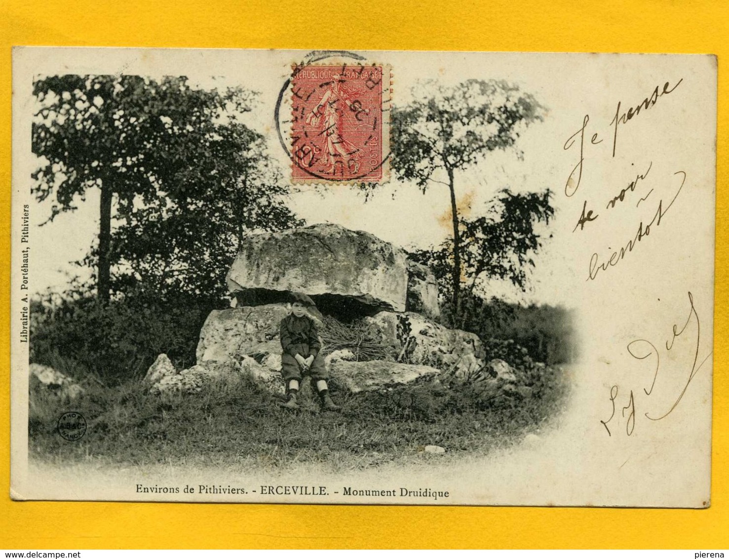 4510 - Environs De Pithiviers - ERCEVILLE - Dolmen - Otros & Sin Clasificación