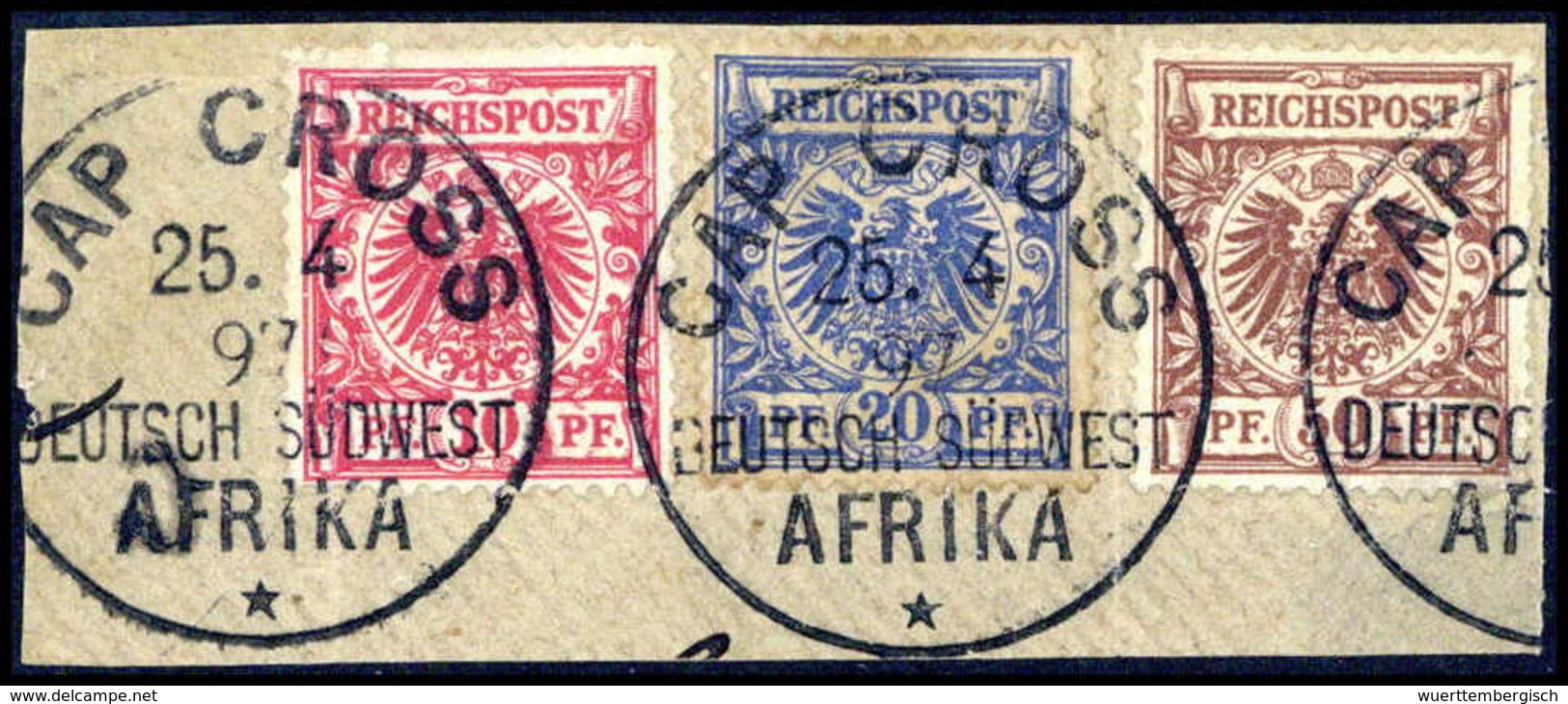 Briefst. Deutsche Kolonien Südwestafrika, Vorläufer - Other & Unclassified