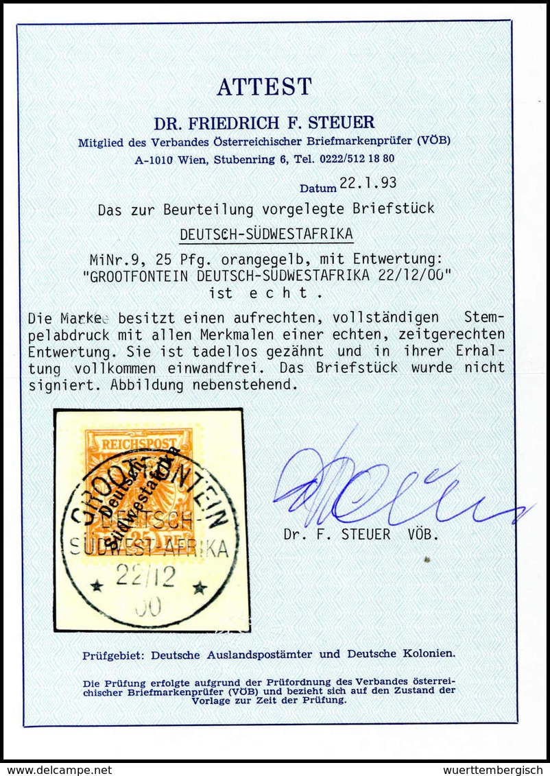 Briefst. Deutsche Kolonien Südwestafrika - Other & Unclassified