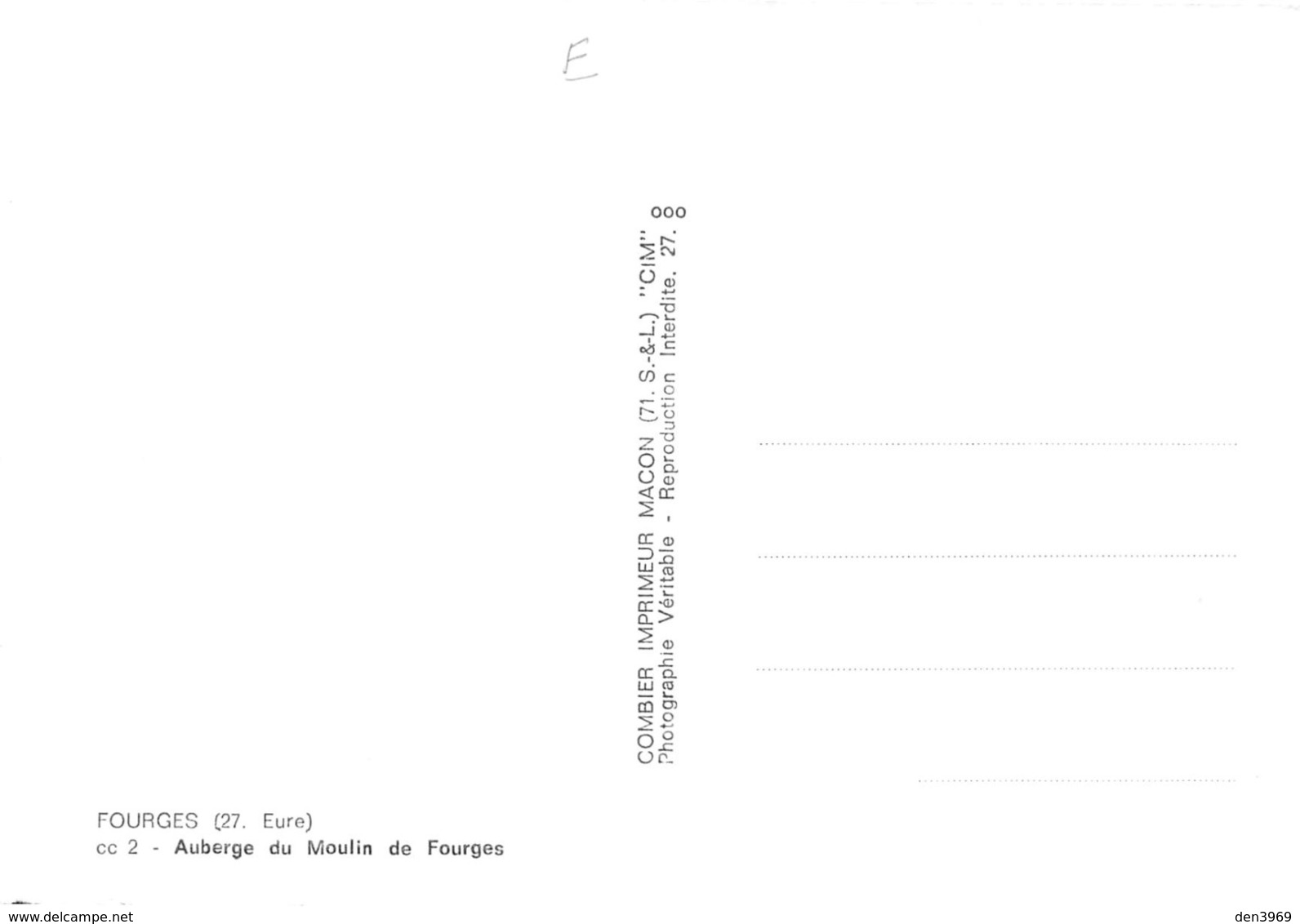 FOURGES - Auberge Du Moulin - Fourges