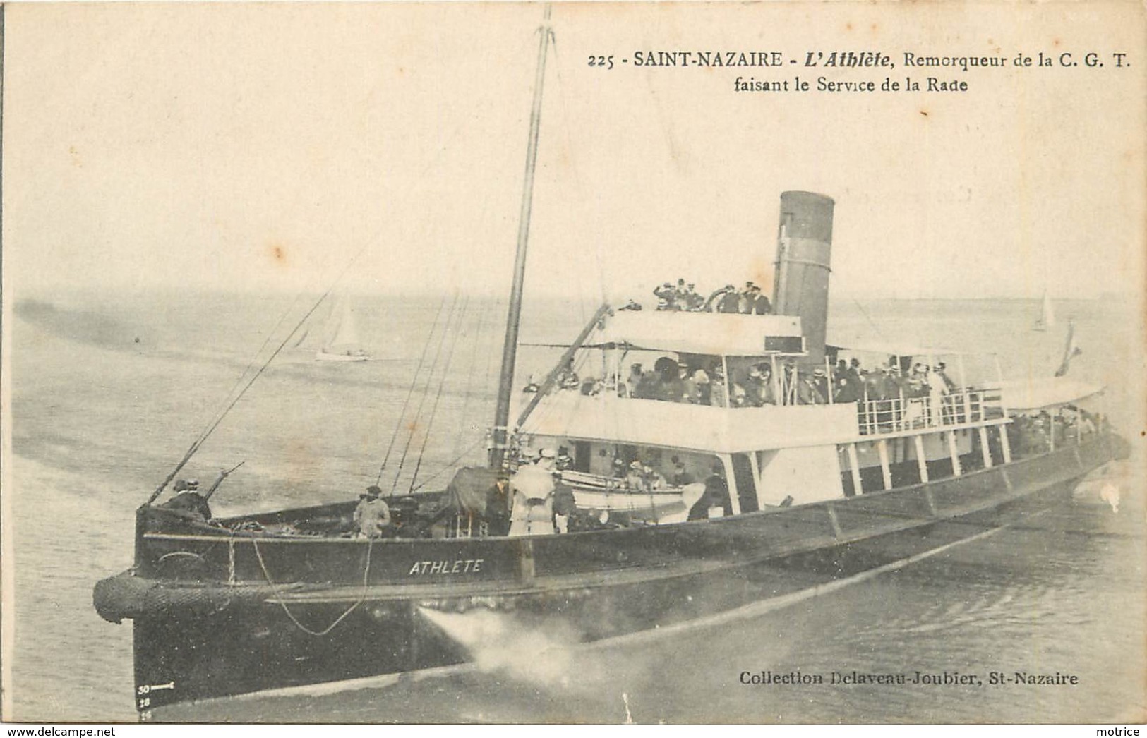 SAINT NAZAIRE - L'Athlète ,remorqueur De La C.G.T. - Remorqueurs