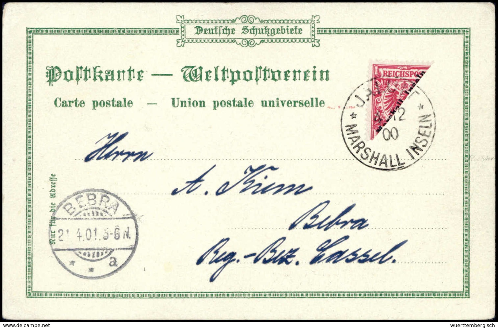 Beleg Deutsche Kolonien Marshall Inseln - Other & Unclassified