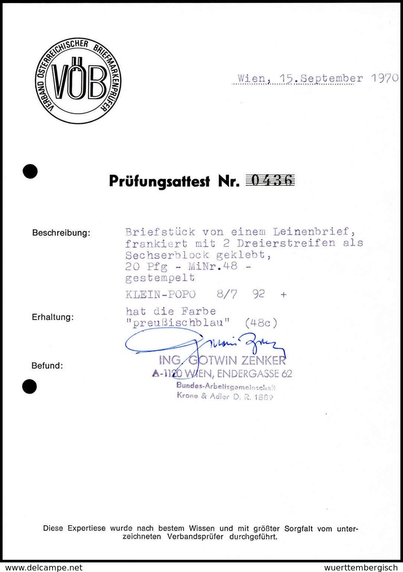 Briefst. Deutsche Kolonien Togo, Vorläufer - Other & Unclassified