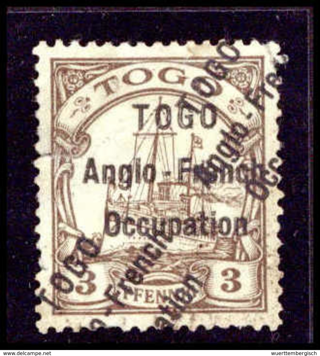 O. Gummi Deutsche Kolonien Togo Britische Besetzung - Other & Unclassified