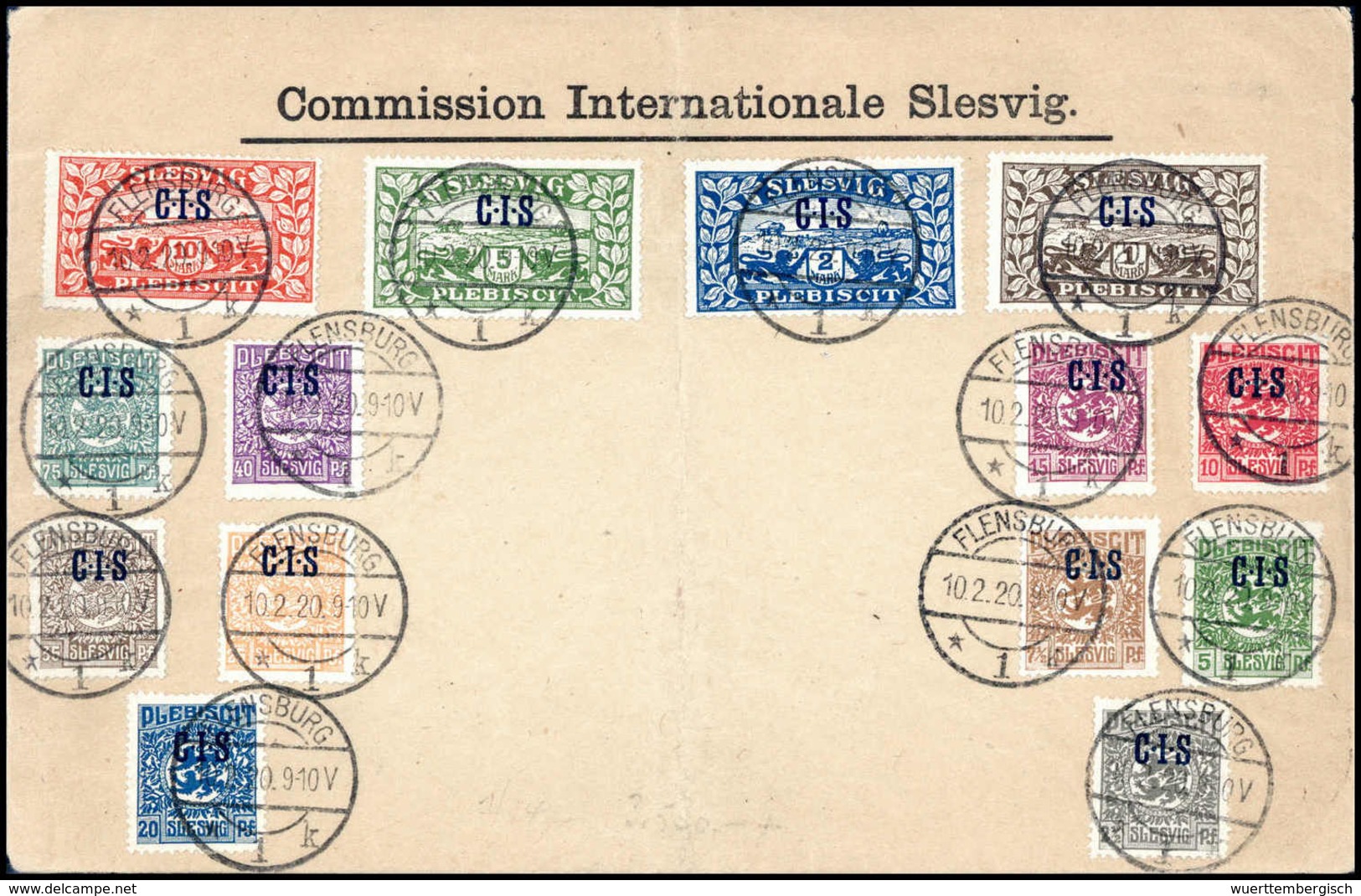 Beleg Deutsche Abstimmgeb. Schleswig - Otros & Sin Clasificación