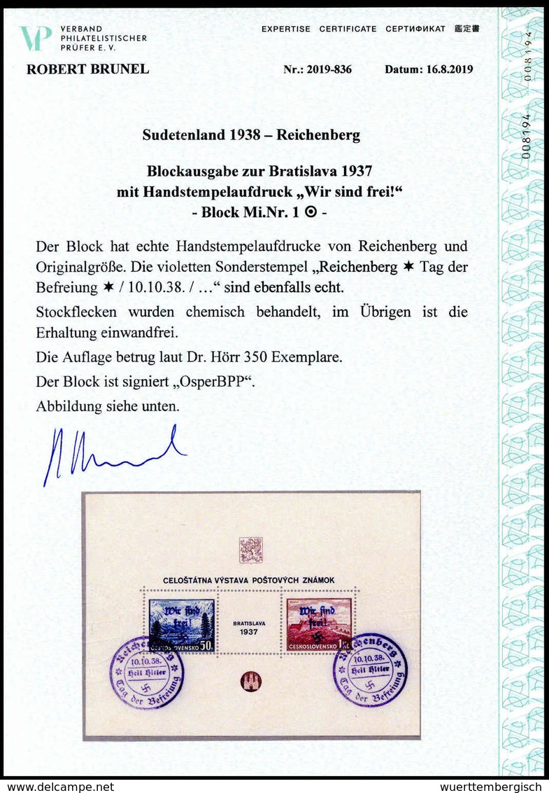 Gest. Sudetenland Reichenberg - Other & Unclassified