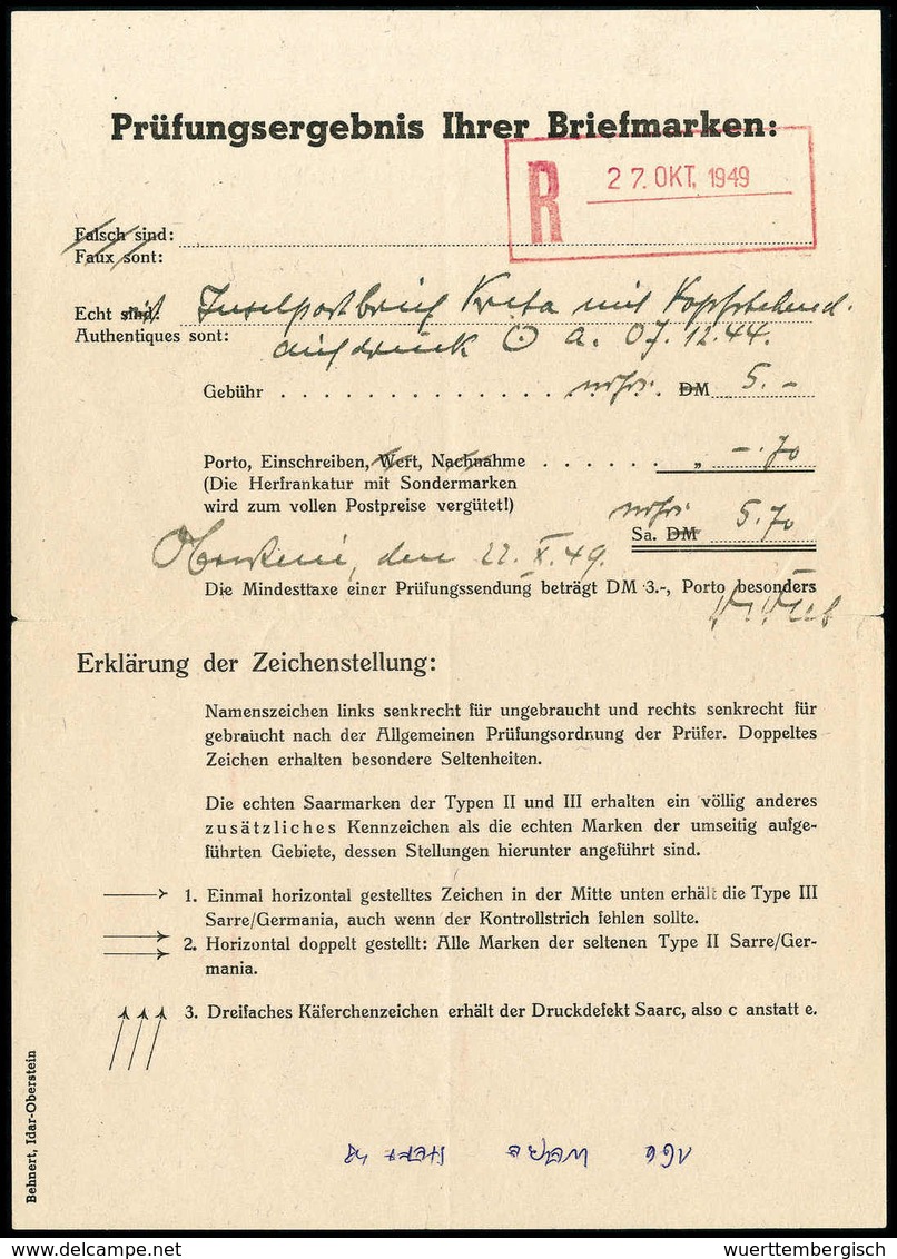 Beleg Deutsche Besetzung II. WK, Feldpostmarken - Other & Unclassified