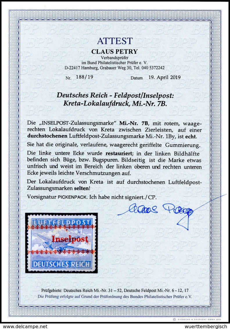 ** Deutsche Besetzung II. WK, Feldpostmarken - Other & Unclassified