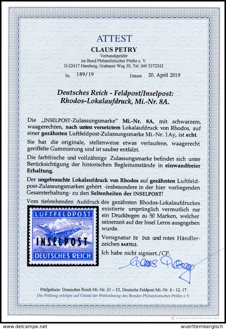 * Deutsche Besetzung II. WK, Feldpostmarken - Sonstige & Ohne Zuordnung