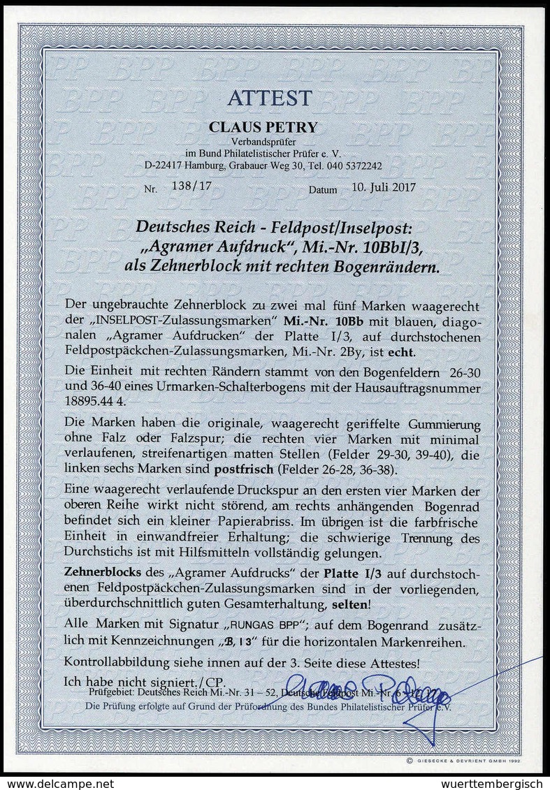 ** Deutsche Besetzung II. WK, Feldpostmarken - Other & Unclassified