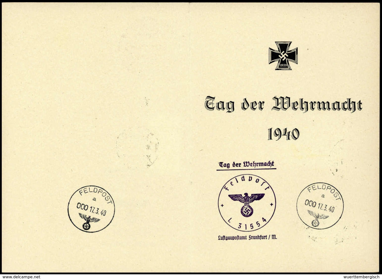 Beleg Deutsche Besetzung II. WK, Feldpostmarken - Other & Unclassified