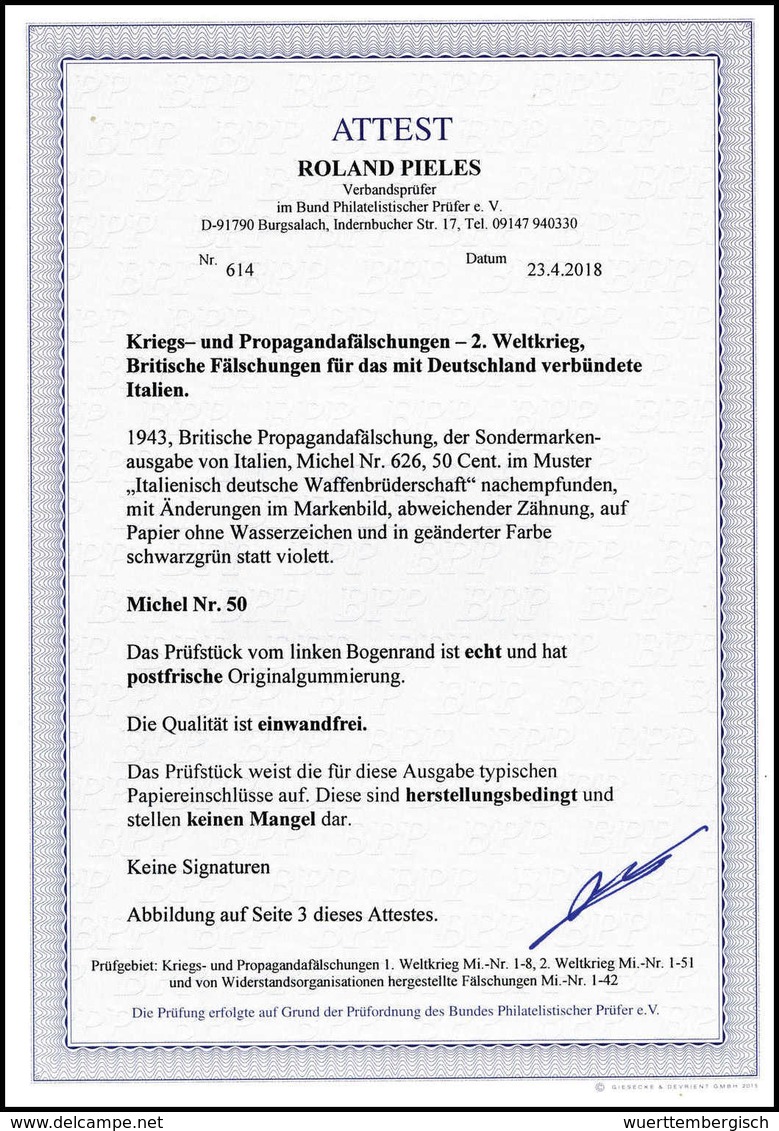 ** Kriegs Und Propagandafälschungen II. WK - Other & Unclassified