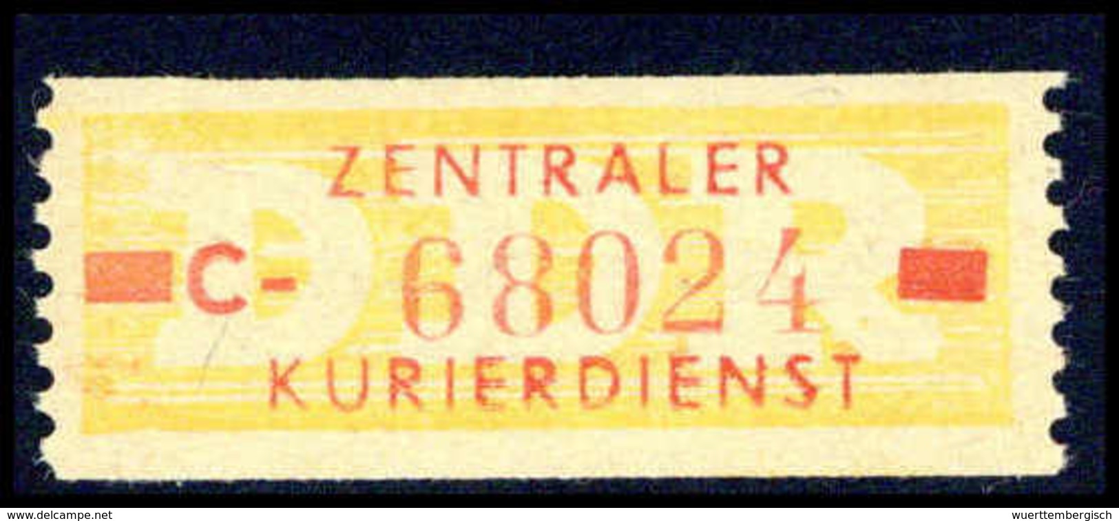 ** DDR Verwaltungspost B Zentraler Kurierdienst - Other & Unclassified