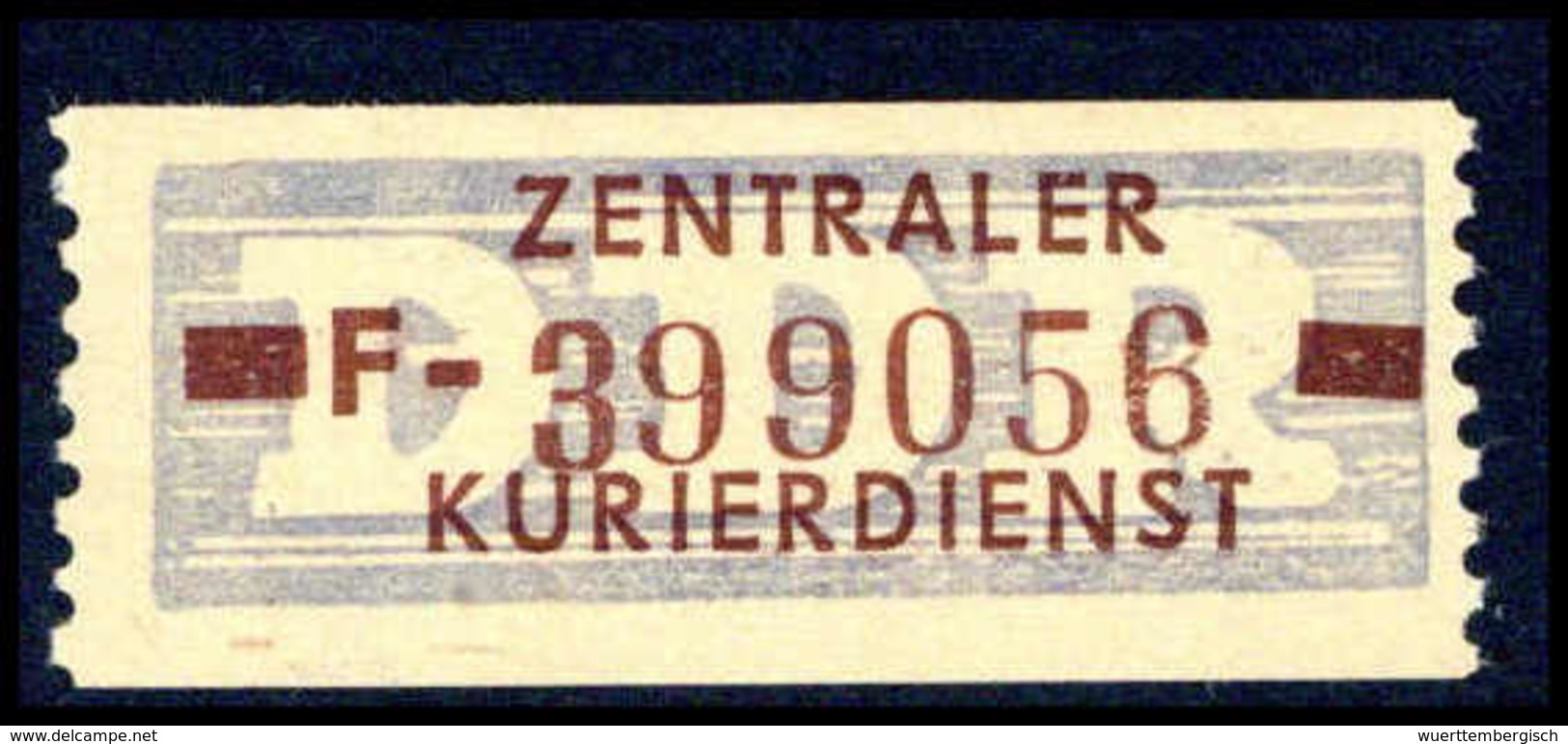 ** DDR Verwaltungspost B Zentraler Kurierdienst - Other & Unclassified