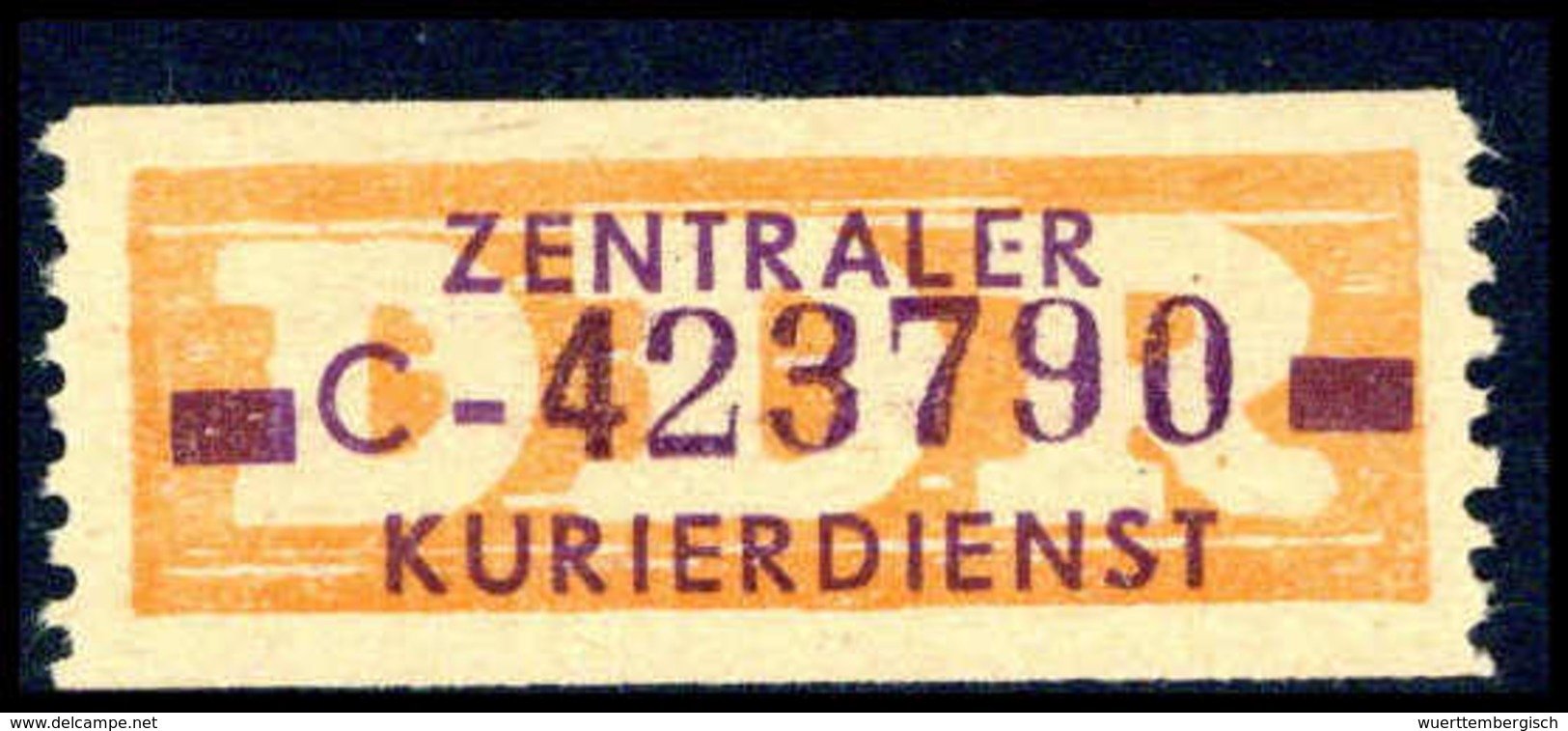 ** DDR Verwaltungspost B Zentraler Kurierdienst - Other & Unclassified