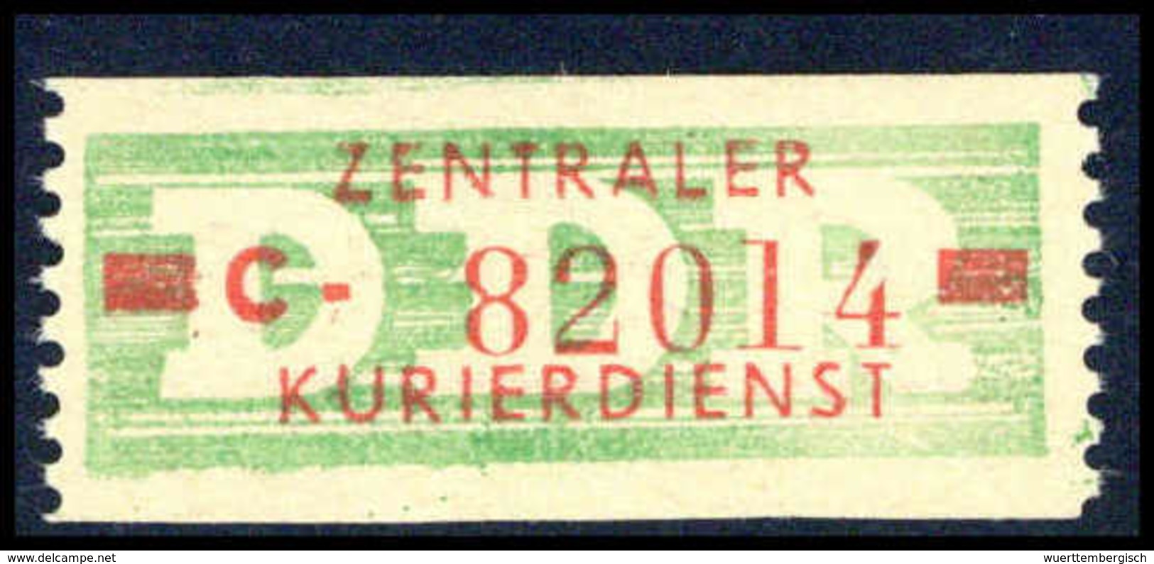 ** DDR Verwaltungspost B Zentraler Kurierdienst - Other & Unclassified