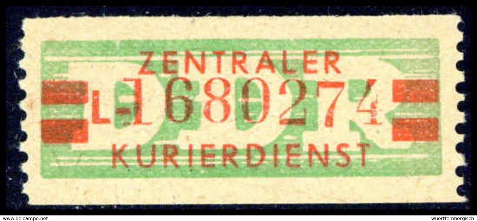 ** DDR Verwaltungspost B Zentraler Kurierdienst - Other & Unclassified