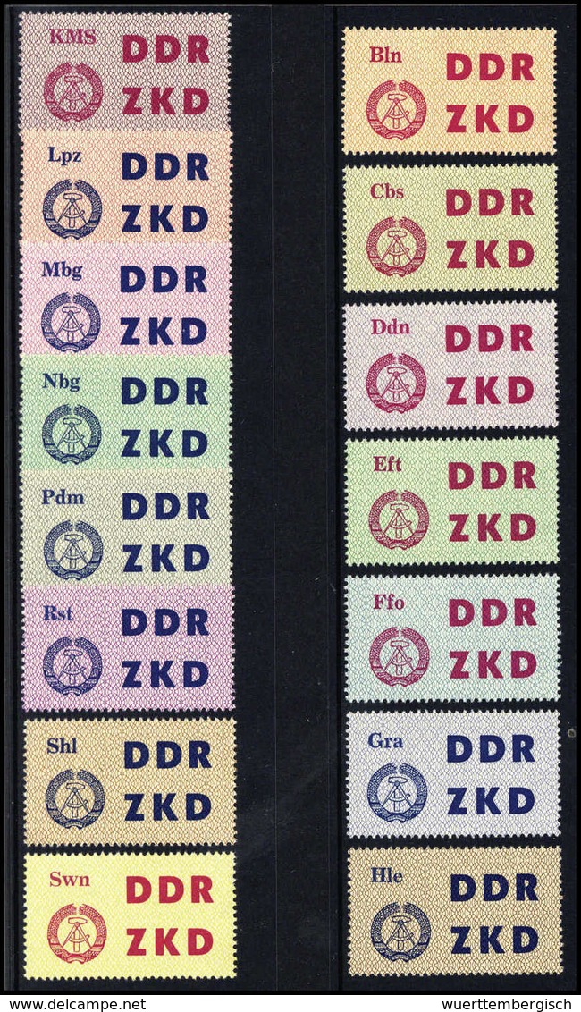 ** DDR Verwaltungspost C Laufkontrollzettel ZKD - Other & Unclassified