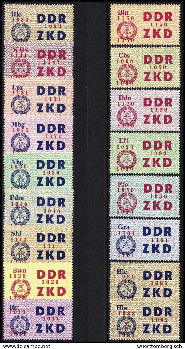 ** DDR Verwaltungspost C Laufkontrollzettel ZKD - Other & Unclassified