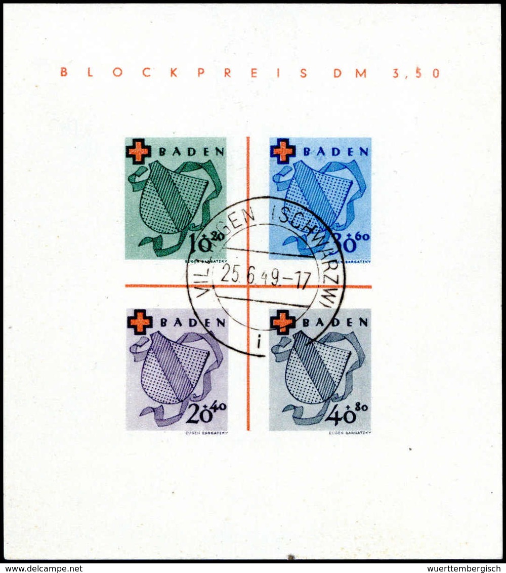 Gest. Französische Zone Baden - Other & Unclassified