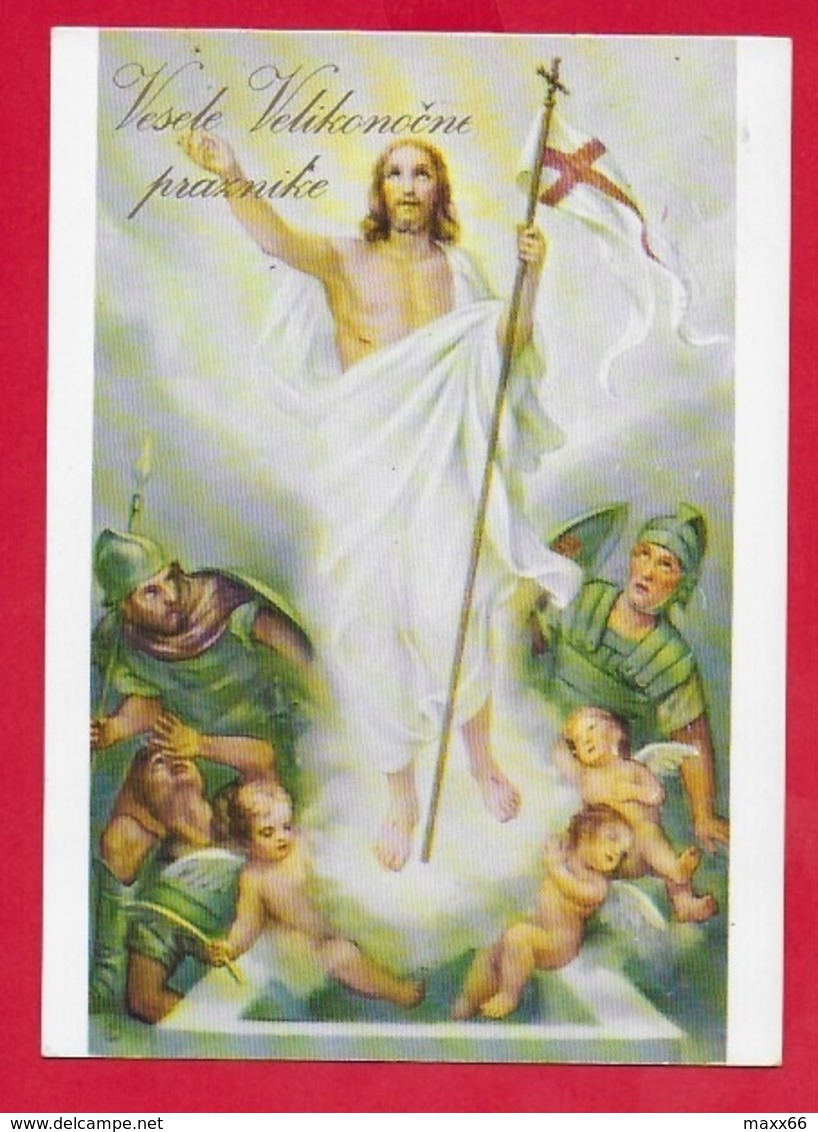 CARTOLINA VG ITALIA - Vesele Velikonočne Praznike - Buona Pasqua - Gesù Risorto - 10 X 15 - ANN. 1986 CORMONS - Gesù