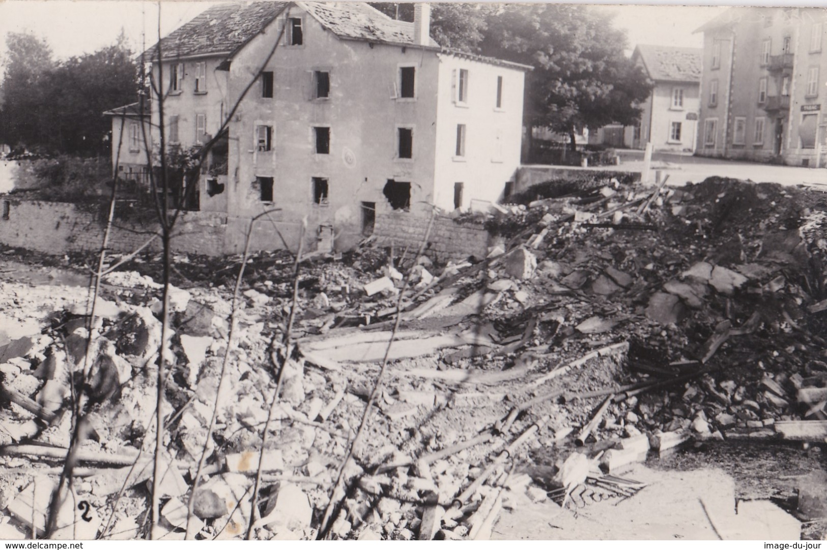 CARTE PHOTO PONTARLIER  GUERRE  1939 1945  PHOTO DRAGLO - Pontarlier