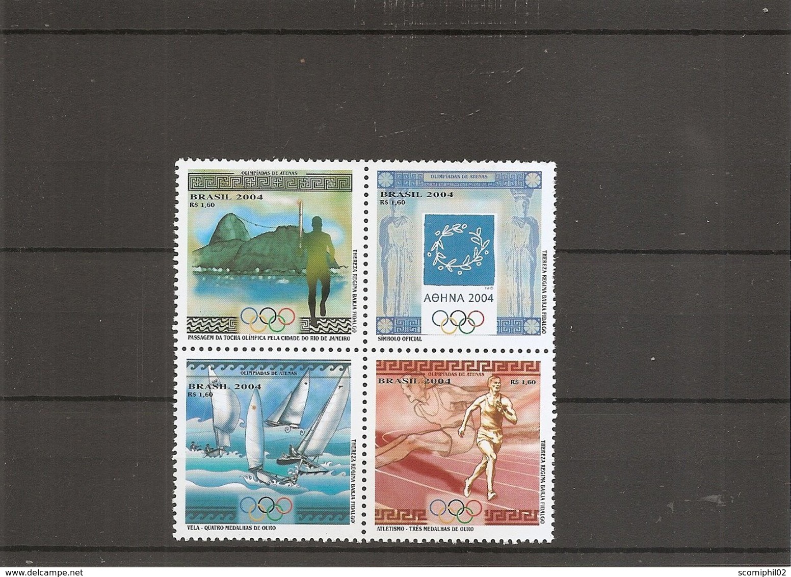 JO De Athènes -2004 ( 2876/2879 XXX -MNH- Du Brésil) - Summer 2004: Athens