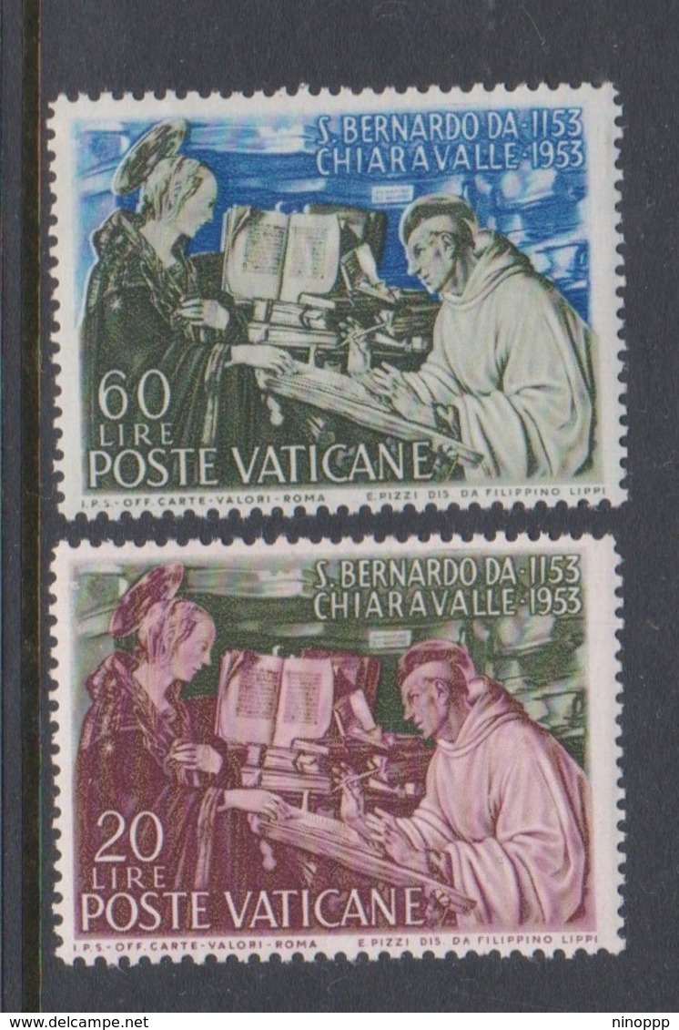 Vatican City S 184-185 1953 St.Bernard, Mint Never Hinged - Unused Stamps