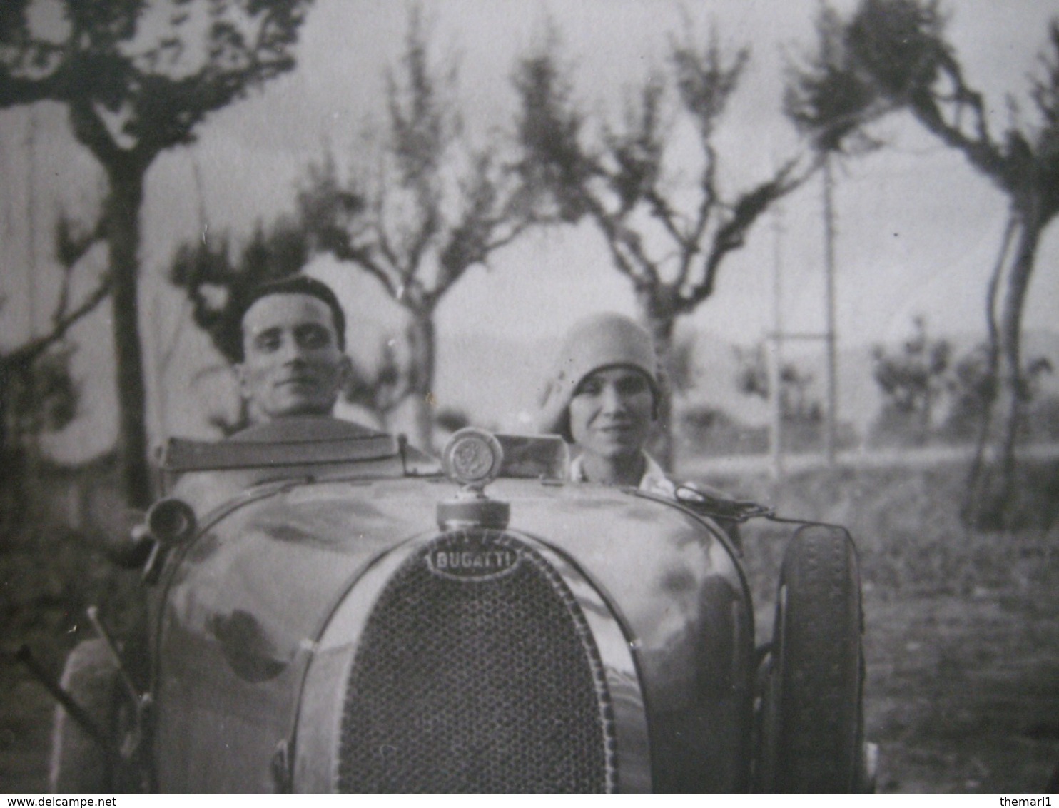 BUGATTI DA VEDERE A VOIR AUTO EPOCA OLD CAR VOITURE COPPIA COUPLE - Automobili