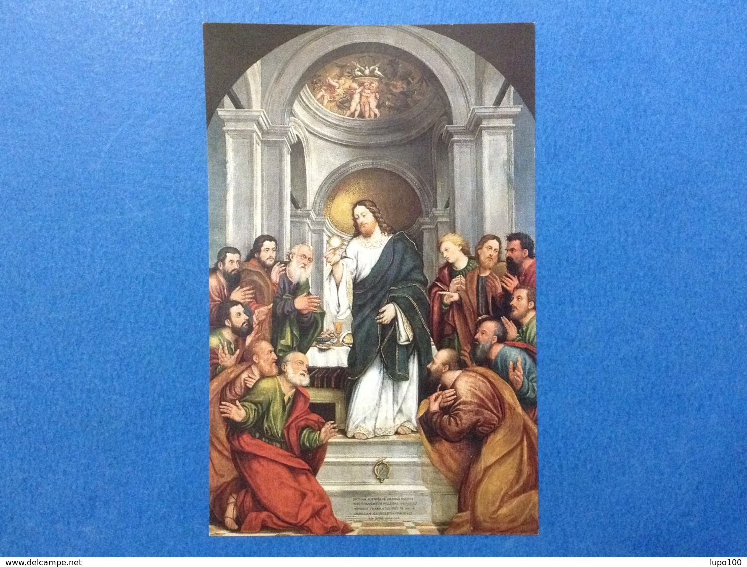 Santino Holy Card Image Pieuse GESU' ISTITUZIONE DELL'EUCARESTIA - Santini