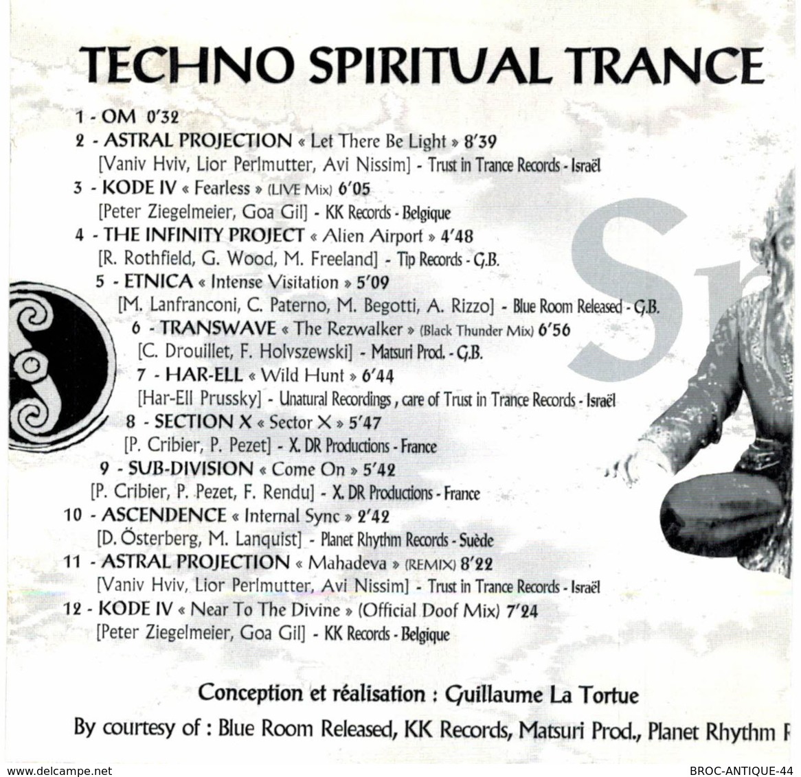 CD N°2063 - TECHNO SPIRITUAL TRANCE - FROM GOA BY DJ GOA GIL - COMPILATION 12 TITRES - Dance, Techno & House