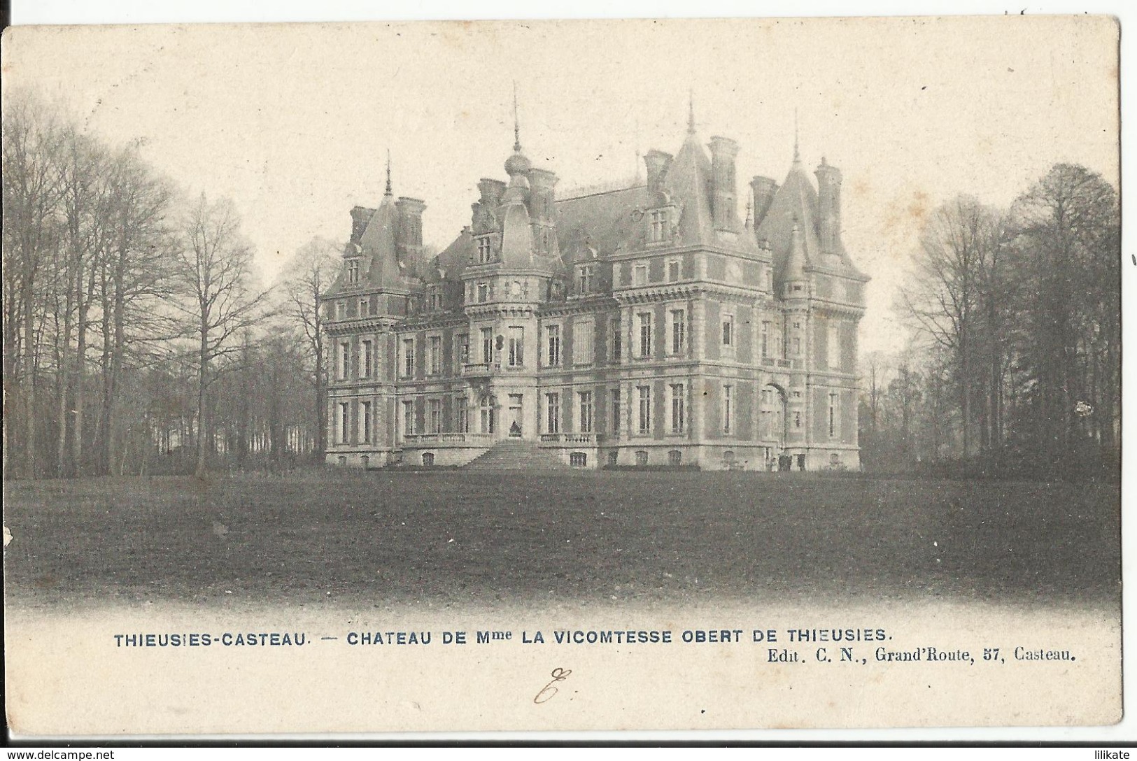 Thieusies-Casteau - Château De Mme La Vicomtesse Obert De Thieusies 1905 - Soignies