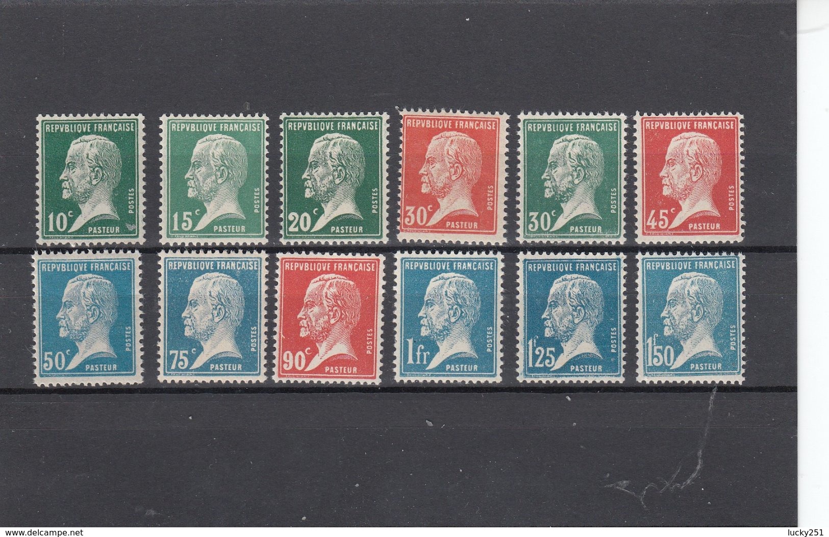 France - 1923-26 - N°Y.T. 170/181** Bon Centrage - Type Pasteur - Unused Stamps