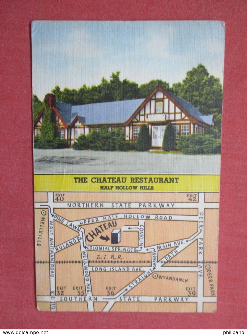 The Chateau Restaurant  With Map       Wyandanch  New York > Long Island --ref 3666 - Long Island