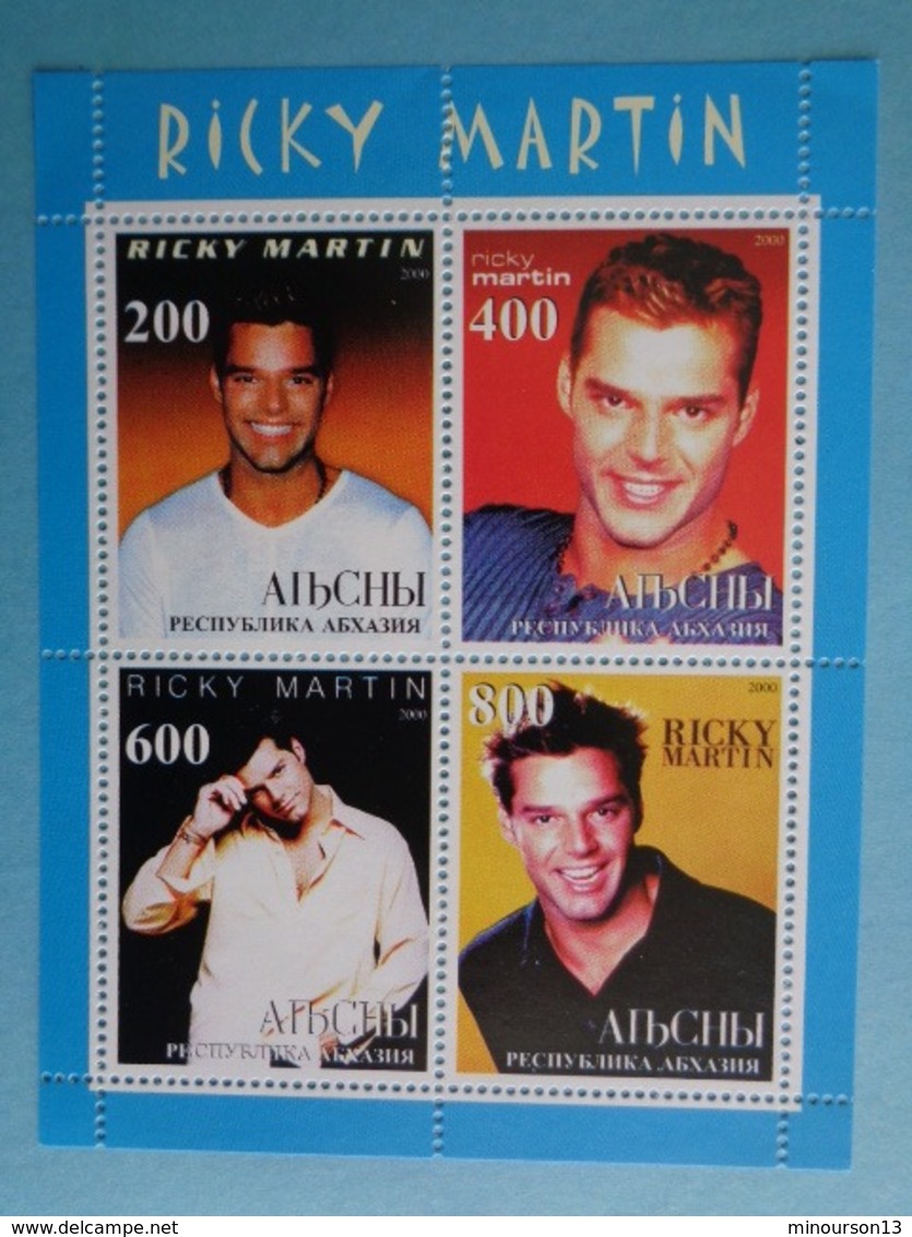 APSNY 2000  -  BLOC 4 TIMBRES - RICKY MARTIN - Caucasia