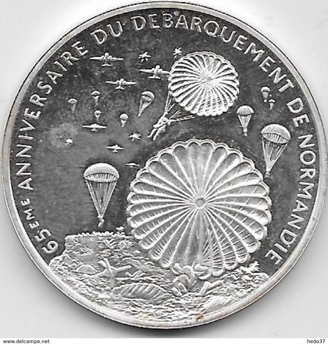 France - Médaille Argent 2009 - 65e Anniversaire Du Débarquement De Normandie - SUP - Other & Unclassified