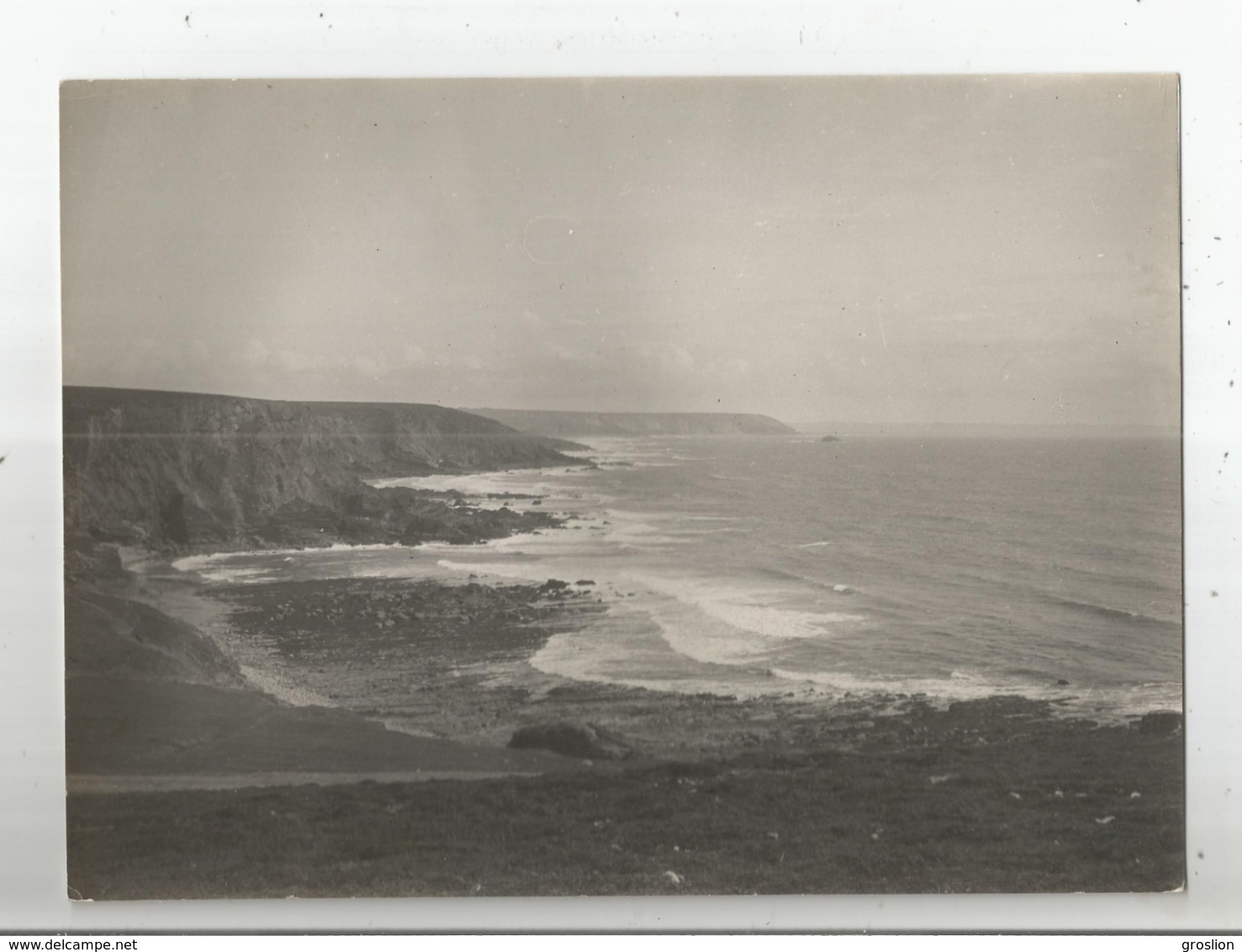 COTE BRETONNE ENTRE CAMARET ET MORGAT (FINISTERE) PHOTO ANCIENNE - Places