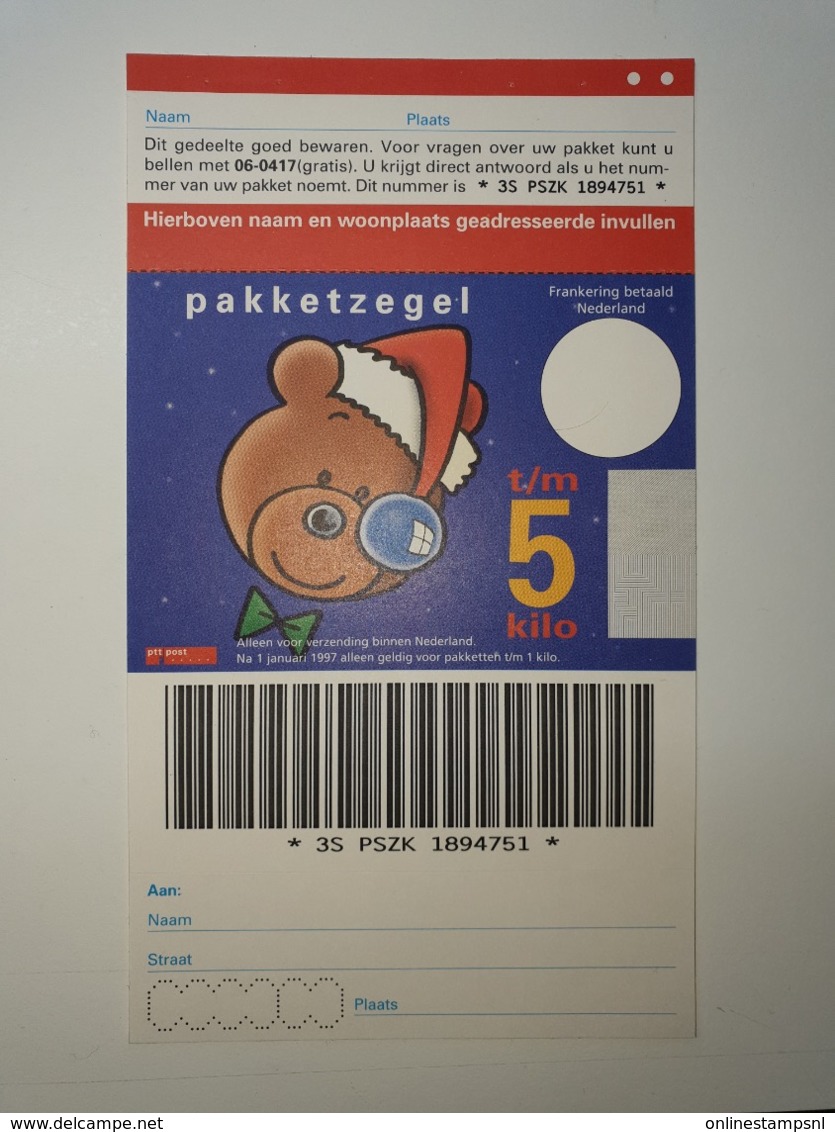 Netherlands Pakketzegel NVPH Nr 6 Up To 5 Kg, 1995 Unused  Geuzendam 6b General Picture - Ganzsachen