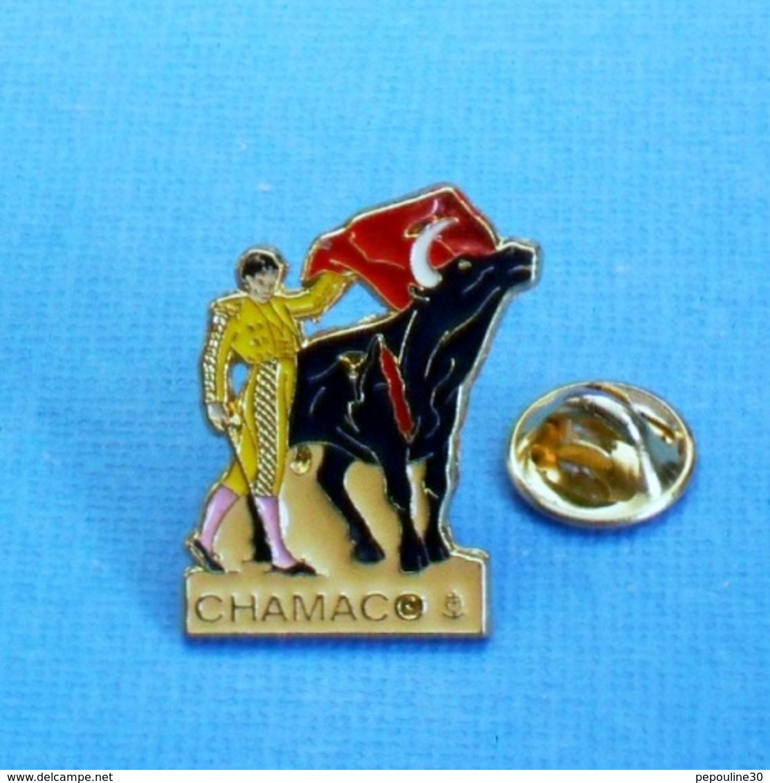 1 PIN'S //  ** ANTONIO BORRERO BORRERO Dit " CHAMACO II " MATADOR ESPAGNOL ** . (ATLANTI'S)