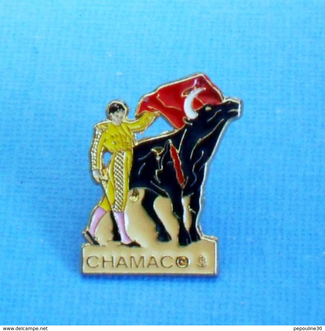 1 PIN'S //  ** ANTONIO BORRERO BORRERO Dit " CHAMACO II " MATADOR ESPAGNOL ** . (ATLANTI'S)