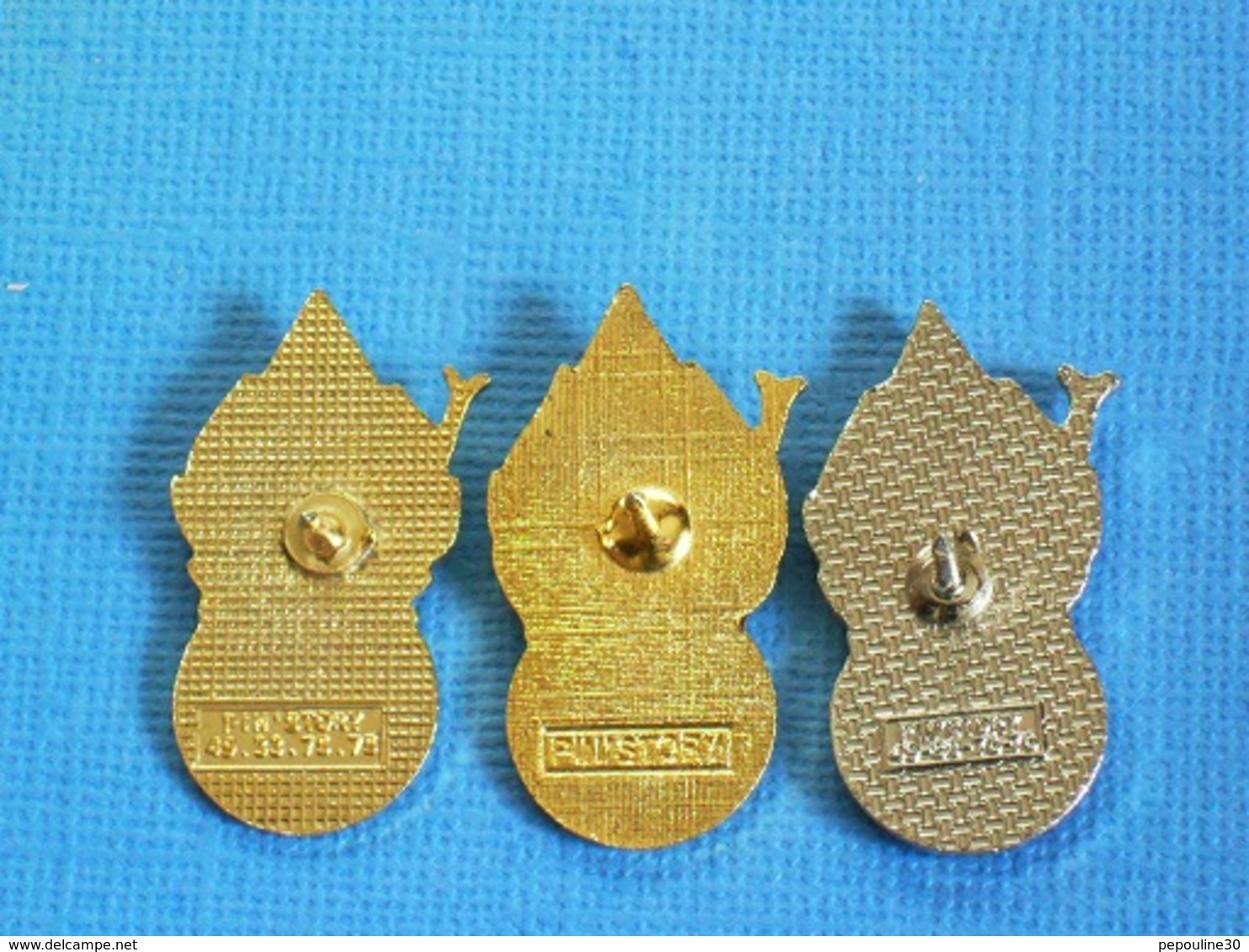 1 PIN'S //  ** JEUX OLYMPIQUES 1992 ALBERTVILLE / GENDARMERIE / OR / ARGENT / BRONZE ** . (Pin'Story)