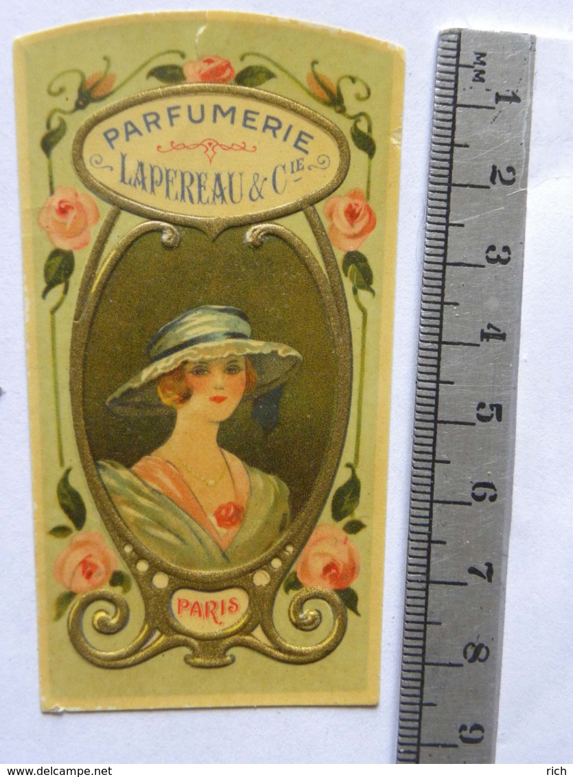 Etiquette De Parfum - LAPEREAU Et Cie - Paris (petite Déchirure) - Etiketten