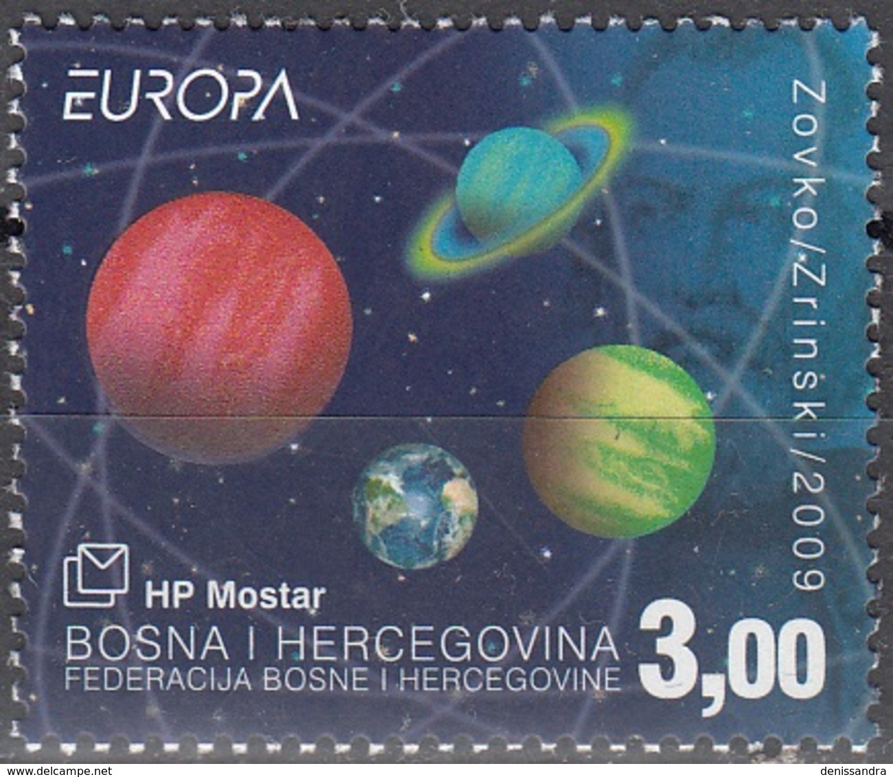 Bosna I Hercegovina Mostar 2009 Yvert 229 Neuf ** Cote (2015) 4.50 Euro Europa CEPT L'astronomie - Bosnie-Herzegovine