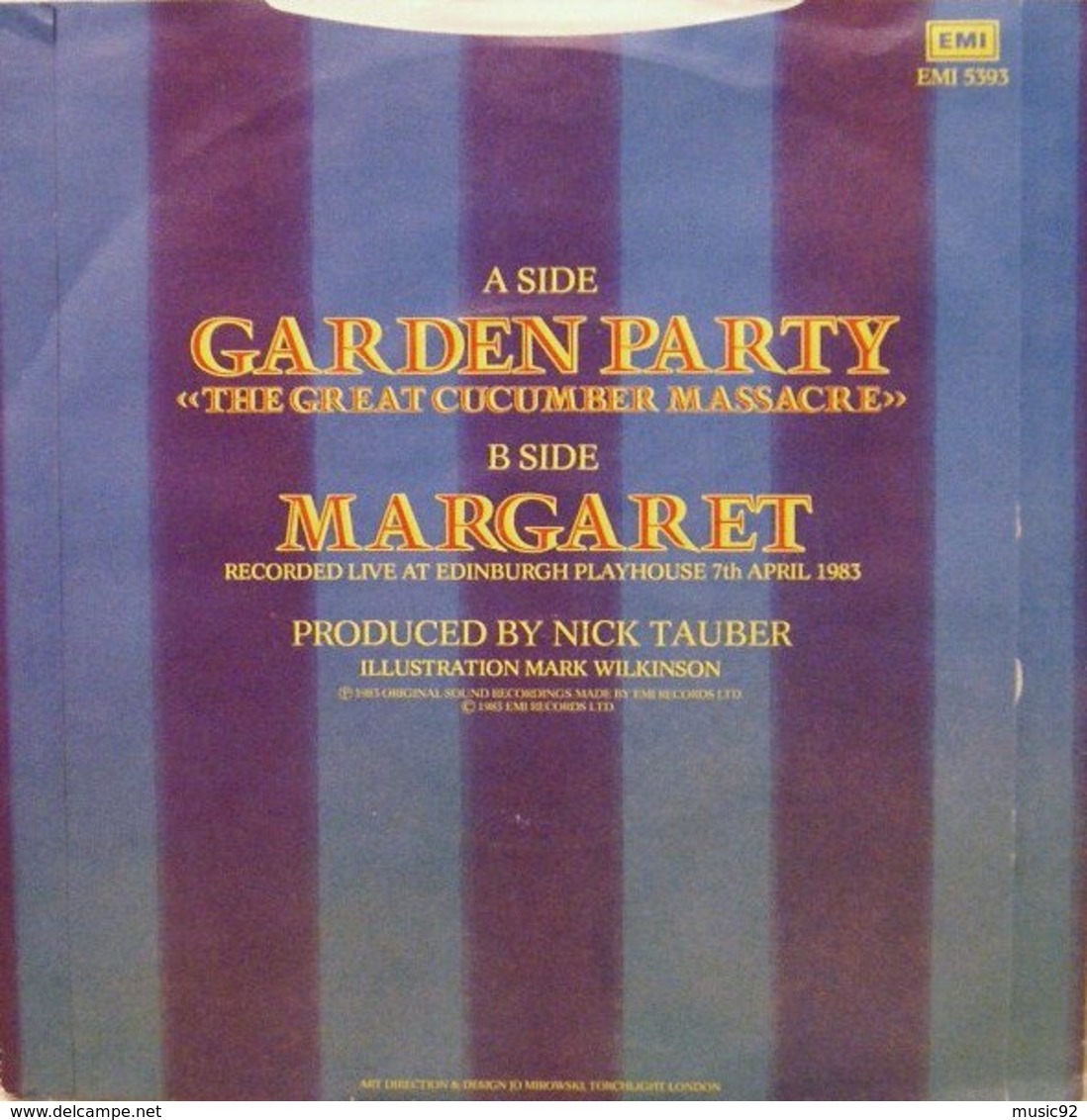 Marillion - 45t Vinyle - Garden Party - Hard Rock & Metal